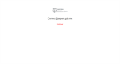 Desktop Screenshot of mail.sepen.gob.mx